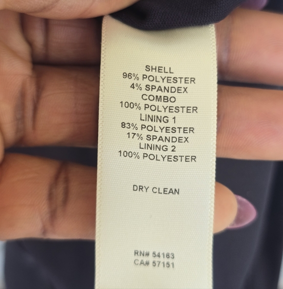 $208 Eliza J Floral-Short-Sleeve Boat-Neck Pleated Gown Sz 20W Plus Black New - Picture 15 of 16